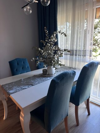Pack de 4 Sillas de Salón de Terciopelo