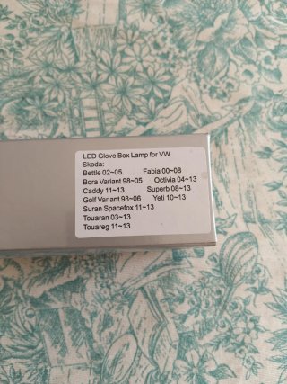 Luz LED Guantera VW Skoda Fabia Golf Bora