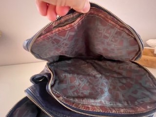 Bolso Piel Gloria Ortiz Tachuelas Dorado