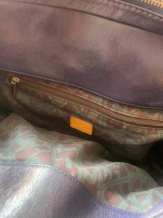 Bolso Piel Gloria Ortiz Tachuelas Dorado
