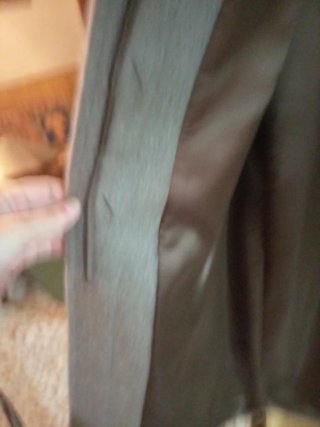 Abrigo de Pelo Marrón señora alta calidad lana