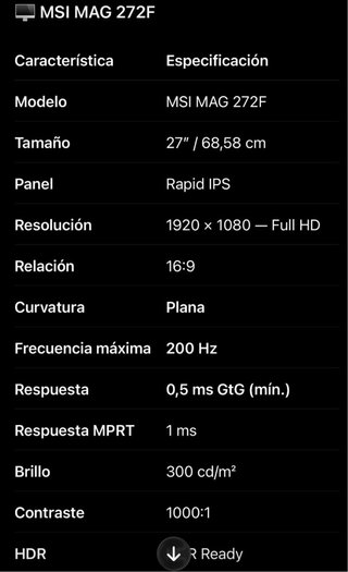Monitor MSI