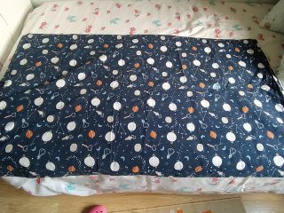 Funda colchoneta infantil espacio