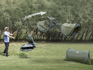 Tenda de Campismo Night Cat, abertura rapida