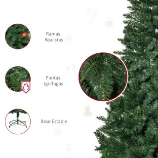 Árbol de Navidad con adornos