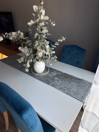 Mesa de Comedor de Madera Blanca