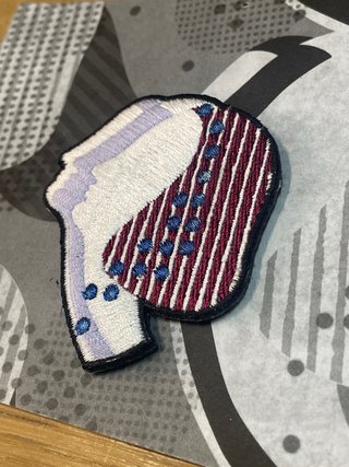 Broche/Parche Bordado Diptyque NUEVO