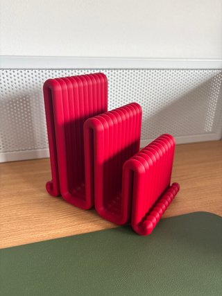 Suporte Duplo para Notebook Vermelho