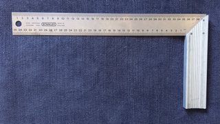 [297.1] Escuadra de carpintero STANLEY 40cm metal