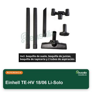 Einhell aspiradora mano TE-HV 18/06 Li-Solo