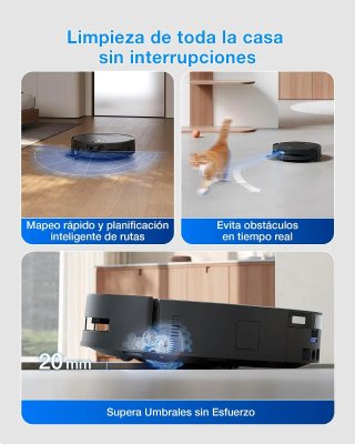 Robot Aspirador Ecovacs T80S con 3 años garantia