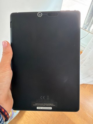 Tablet para piezas con funda