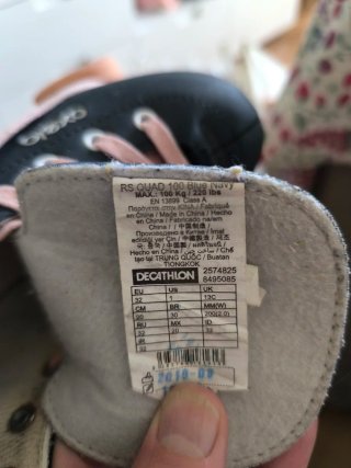 Patines de 4 Ruedas Oxelo Talla 32
