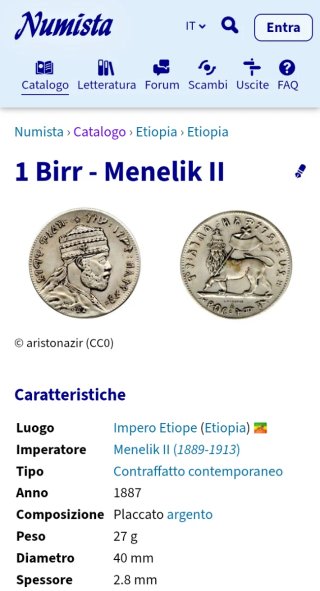 Etiopia Medaglia Opus Lagrange placcata Argento.