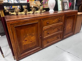 Aparador vintage madera con marquetería