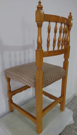 6 Sillas de Comedor de Madera