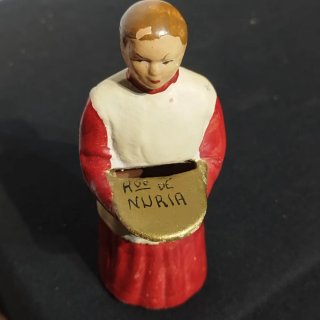 Antigua hucha figura monaguillo santuario virgen d
