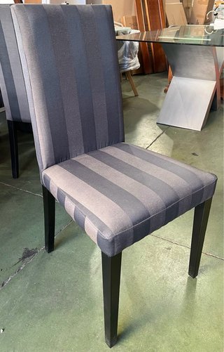 Mesa cristal moderna con 6 sillas