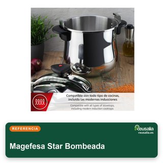 Magefesa Star Bombeada olla express 6L