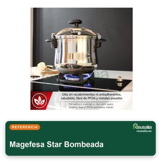 Magefesa Star Bombeada olla express 6L