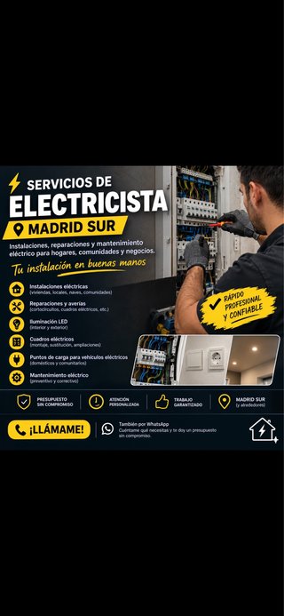ELECTRICISTA ECONÓMICO EN VALDEMORO Y ALREDEDORES