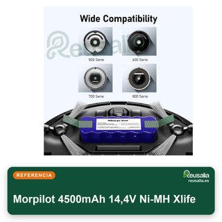 Morpilot 4500mAh 14,4V Ni-MH Xlife Batería Ni-MH