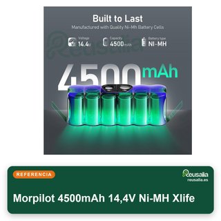 Morpilot 4500mAh 14,4V Ni-MH Xlife Batería Ni-MH