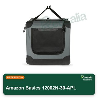Amazon Basics transportín plegable 4 puertas M