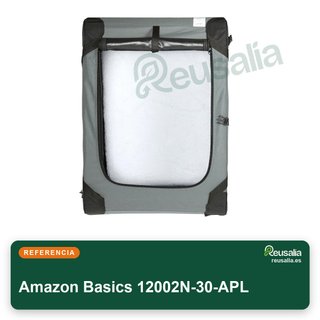 Amazon Basics transportín plegable 4 puertas M