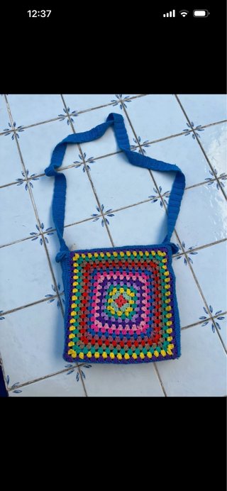 Bolso Bandolera de Crochet Artesanal