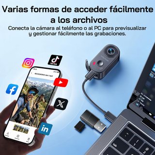 Cámara de acción 4K 20MP