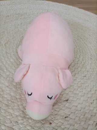 Almohada de cerdito rosa