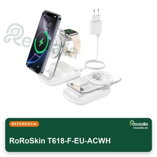 Estación carga magnética plegable 15W MagSafe 3 en