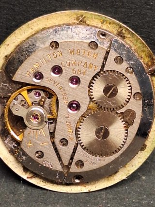 Maquinaria Reloj Hamilton Calibre 687