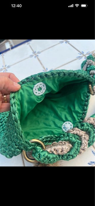 Bolso de Crochet Verde