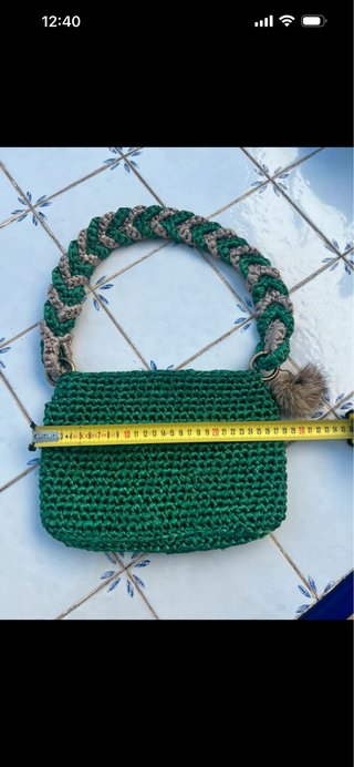 Bolso de Crochet Verde