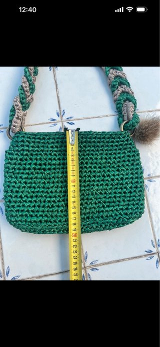 Bolso de Crochet Verde