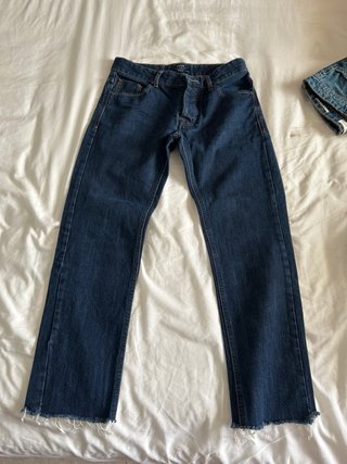 Pantalones Negros Estampado Cuadros