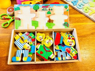 Lote Juguetes Montessori Waldorf 6m-3a