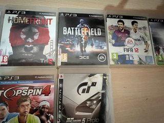 Lote 7 Videojuegos PS3