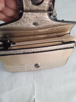 3 Bolsos Fiesta Negro y Dorado