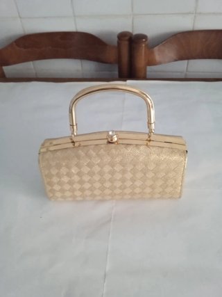 3 Bolsos Fiesta Negro y Dorado