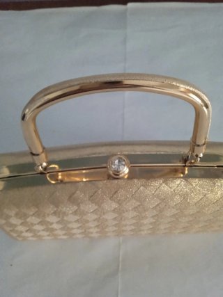 3 Bolsos Fiesta Negro y Dorado
