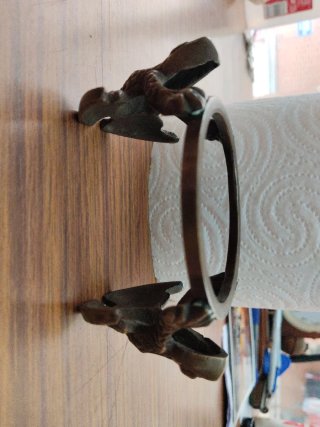 Soporte vaso antiguo laton