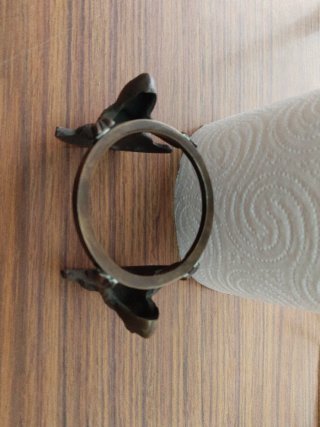 Soporte vaso antiguo laton