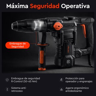 Martillo Percutor Perforador DniproM SDS Max 1400W