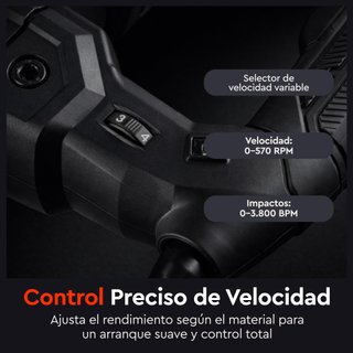Martillo Percutor Perforador DniproM SDS Max 1400W