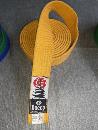Set de 3 Cinturones de Judo Juntos o por separado