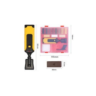 Kit reparación muebles parquet 18 piezas 11 ceras