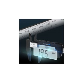 Calibre digital LCD 150 mm medidor profundidad